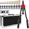 16 Rivet Nut Tool Set with 115Pcs Assorted Rivet Nuts and aluminum Carrying Case I111