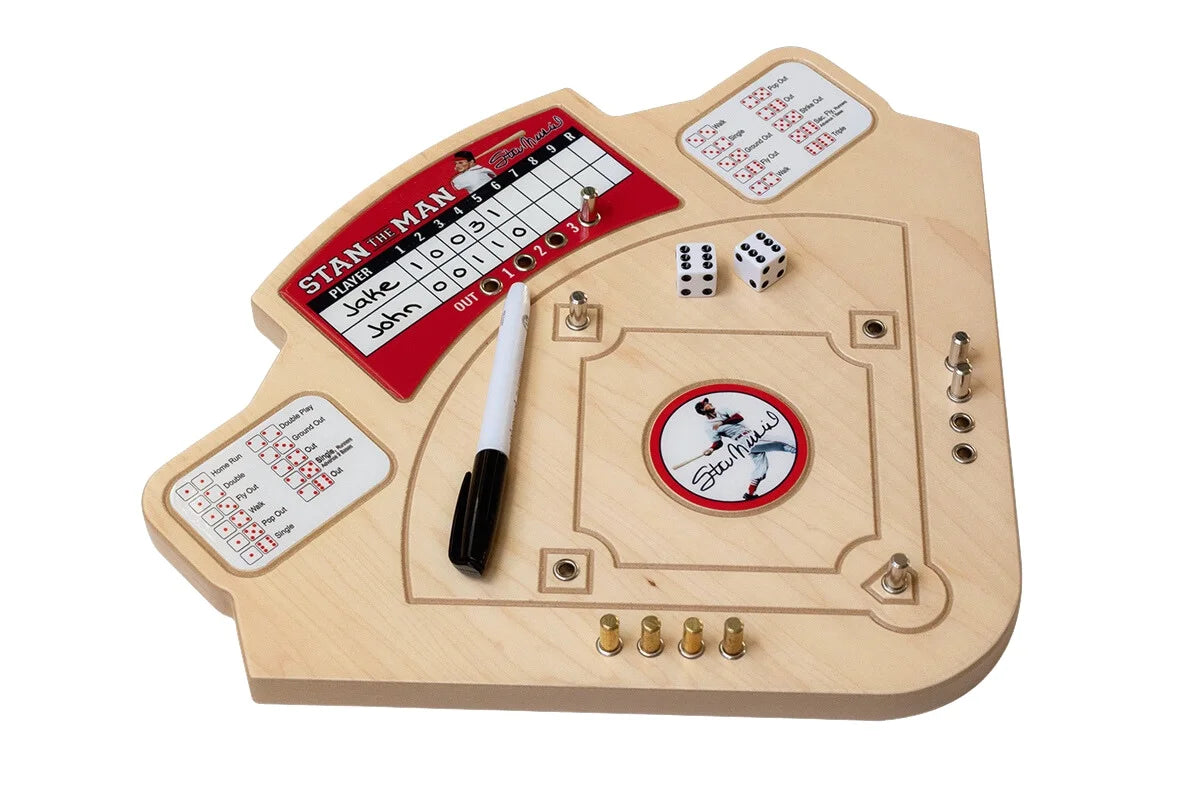 Handcrafted Wooden Baseball Game A89389