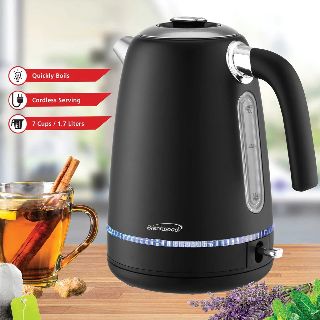 7-Cup 1,500-Watt Cordless Electric Stainless Steel Kettle I993293