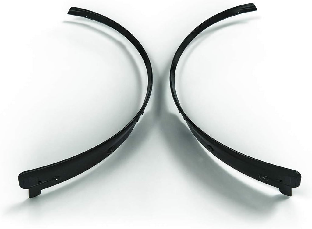 Painted Carbon Flash Black Rear Quarter Extensions W66445