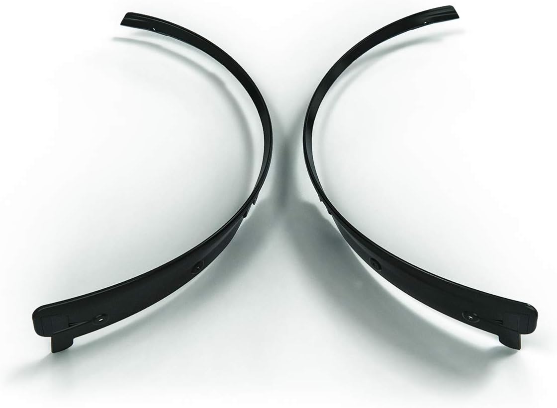 Painted Carbon Flash Black Rear Quarter Extensions W66445