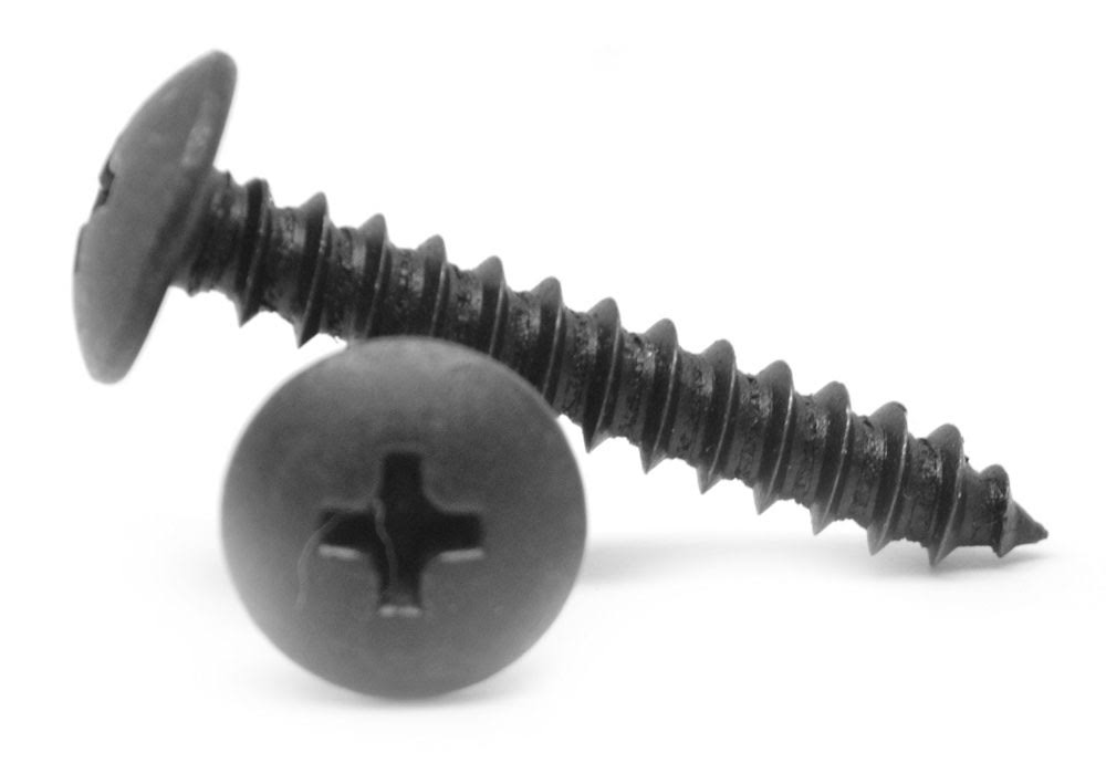 Black Oxide Phillips Truss Head Sheet Metal Screw H512
