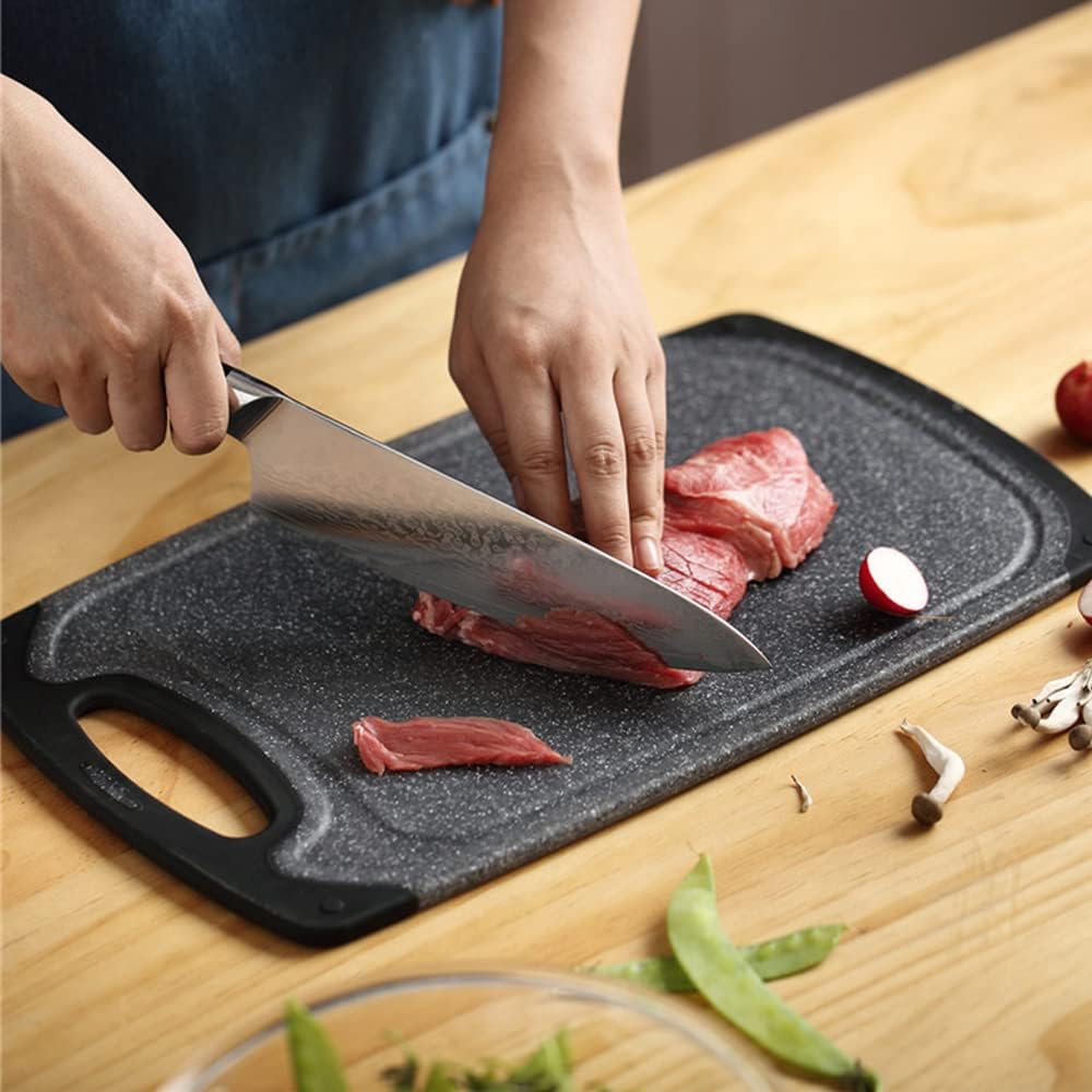 Set of 3 Cutting Boards with Juice Grooves & Carrying Handle B88183