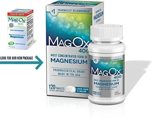 120 Tablets Magnesium Supplement 2 Pack H336