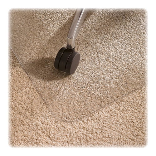 Polycarbonate Carpet Chairmat with Lip 53 x 48 Inch G162815