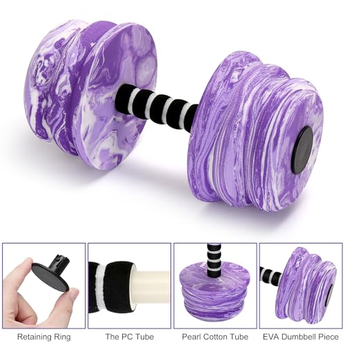 2PCS Foam Aquatic Exercise Dumbbells L4587
