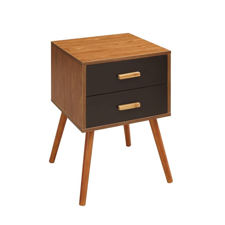 Blue 2-Drawer End Table V46846