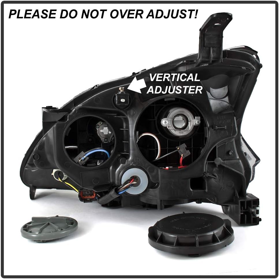 Black Housing Smoke Lens LED DRL Projector Headlights Z7464