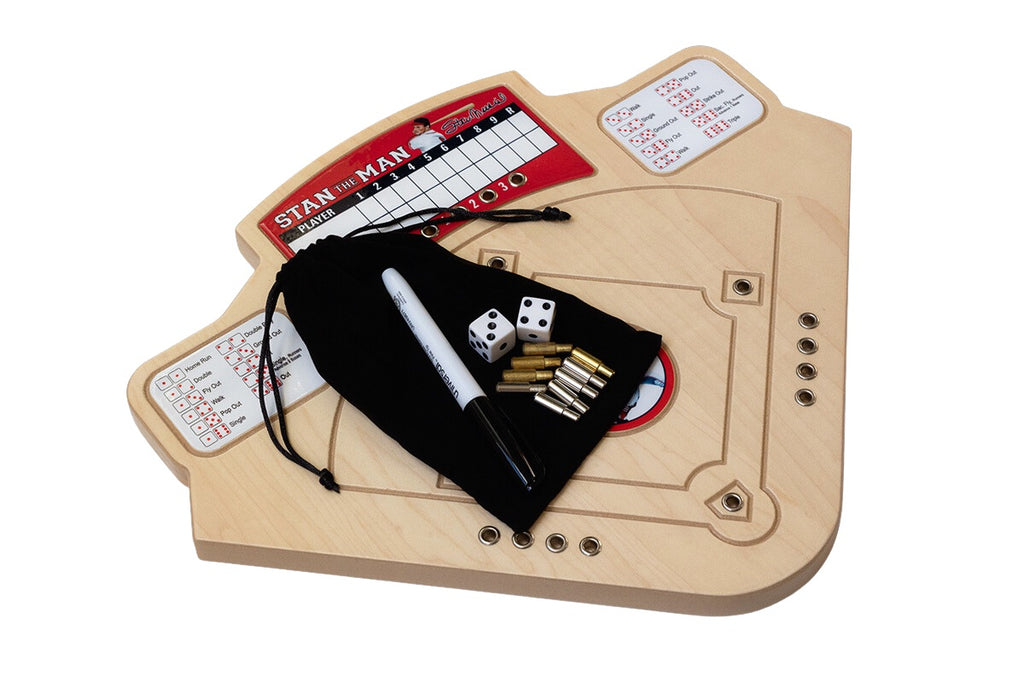 Handcrafted Wooden Baseball Game A89389