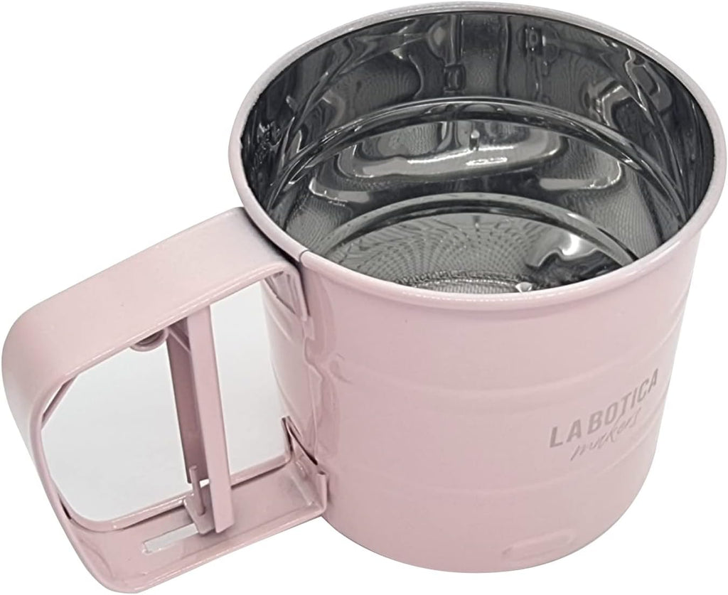 Pink Stainless Steel Hand-held Flour Sifter V12950