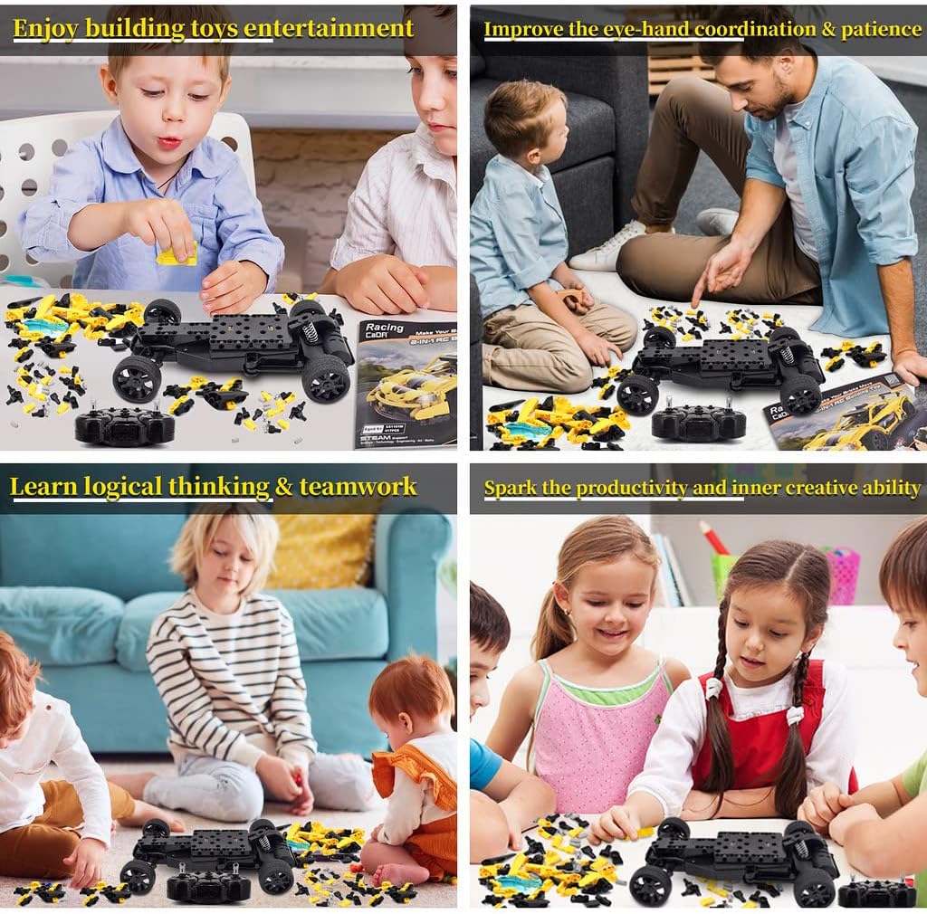 STEM Remote Control Car Building Toys for Boys Aged 6-12 Y1425