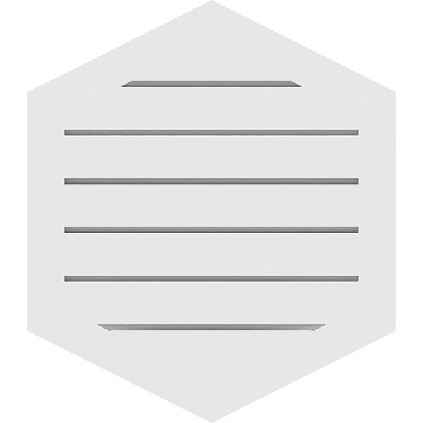 32x22W x 36x22H PVC Gable Vent L486
