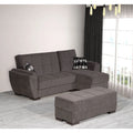 Gray Sectional Ottoman G6165