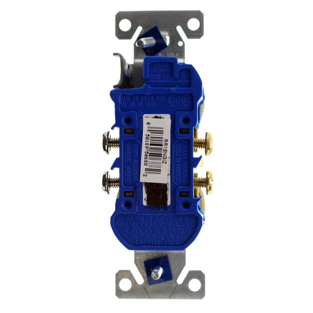 Duplex Outlet 2-Wire 15-Amp 120-Volt Ivory 50-Pack F28358