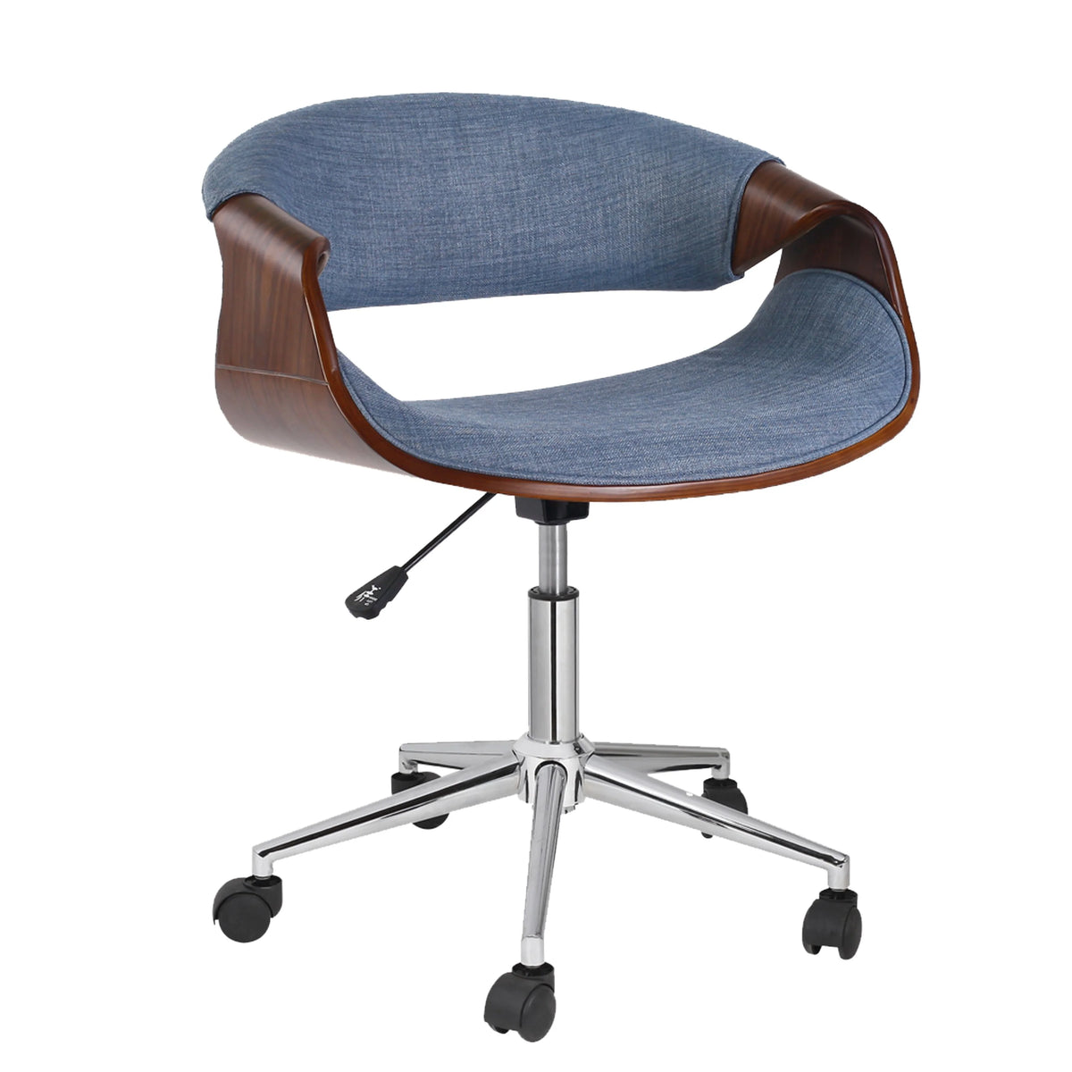 Blue Upholstered Adjustable Office Chair B563