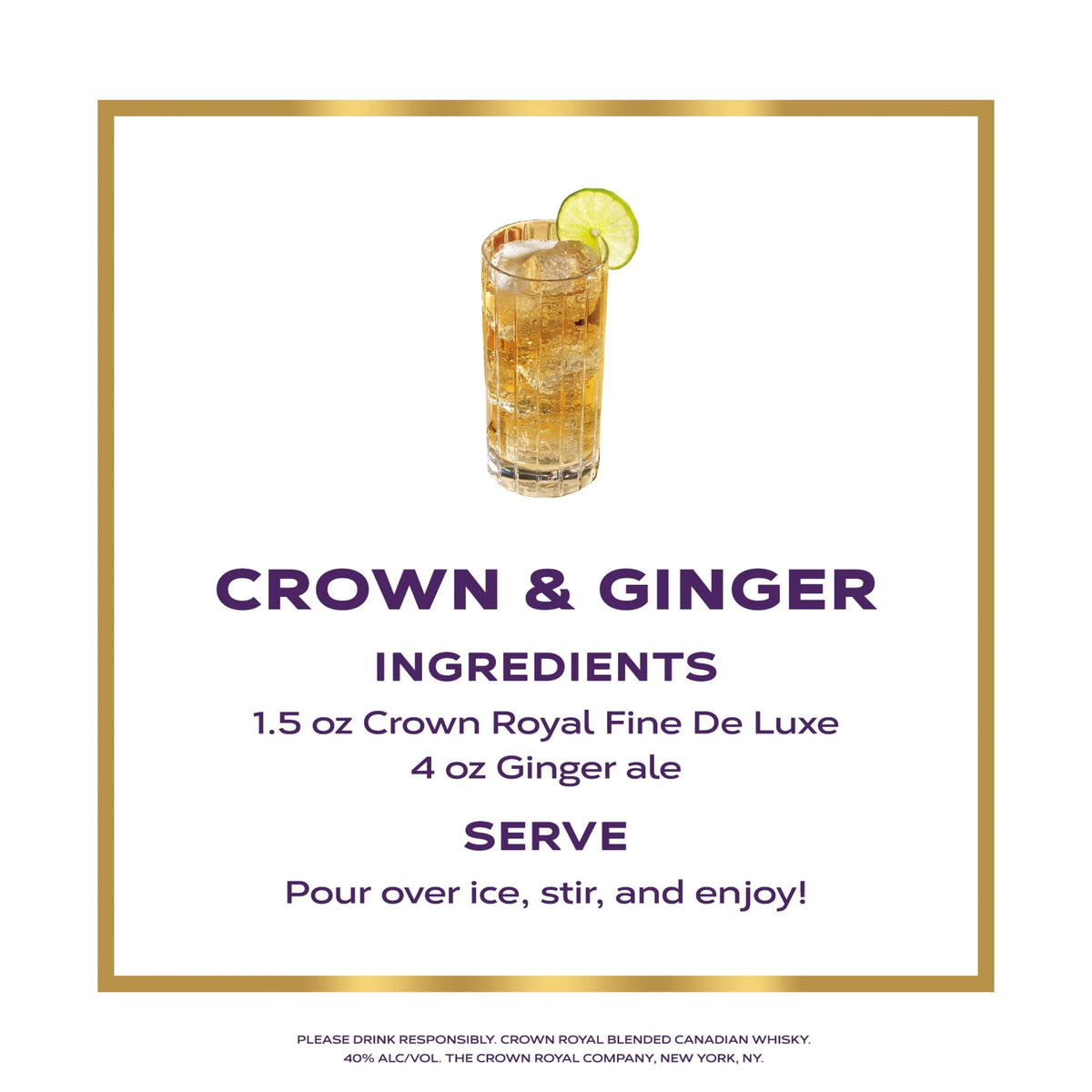 Blended Canadian Whisky, 750 mL, 40% ABV B826
