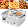Multi-function Deep Fryer Stainless Steel with Portable Griddle U2896