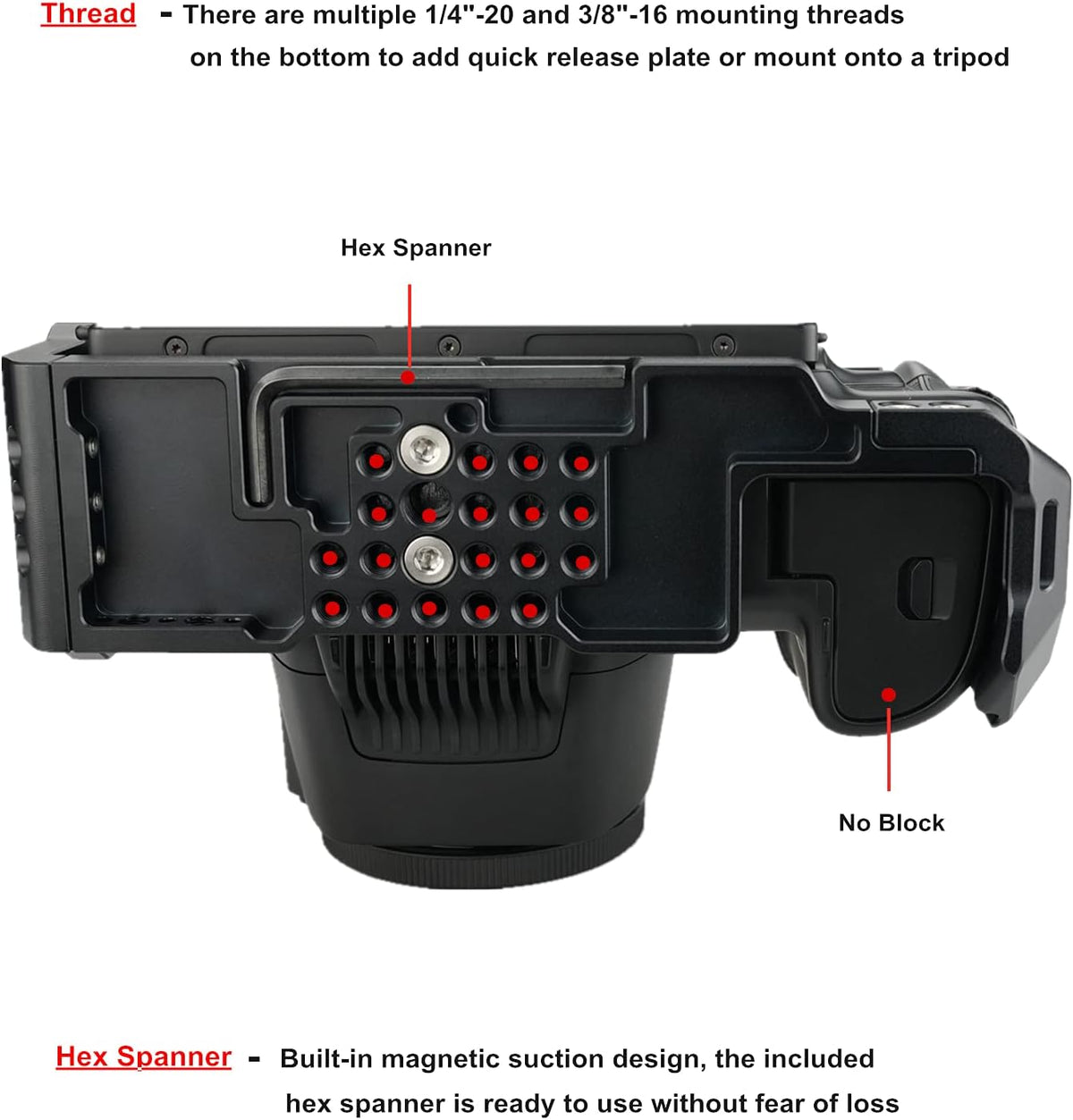 Camera Cage with Top Handle P696030