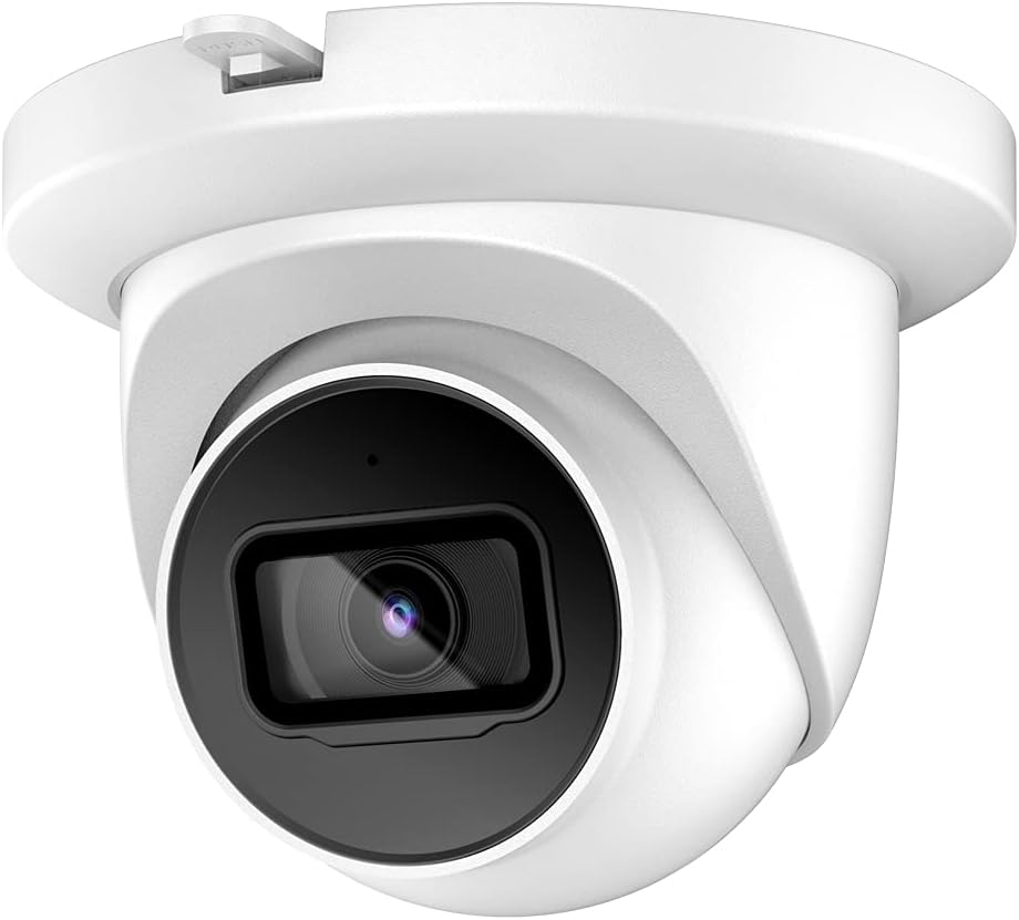 6MP PoE IP Turret Camera with Built-in Mic B22419