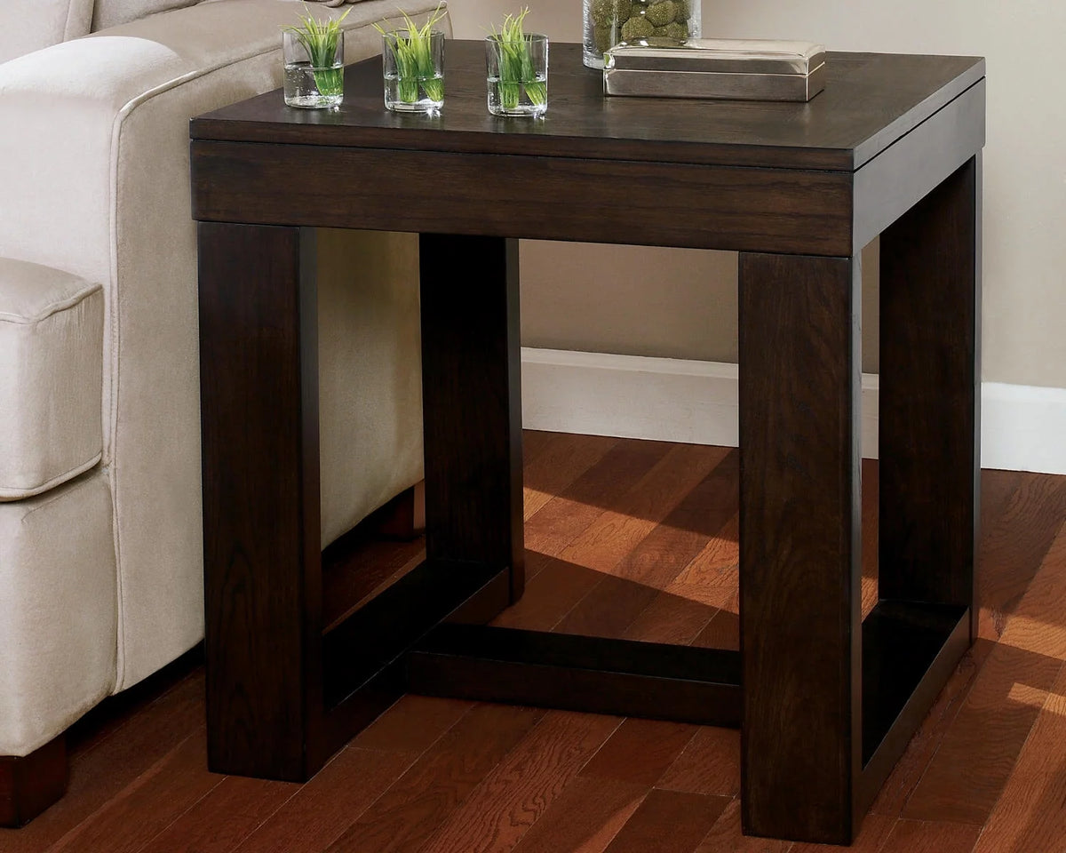 Dark Brown End Table U841