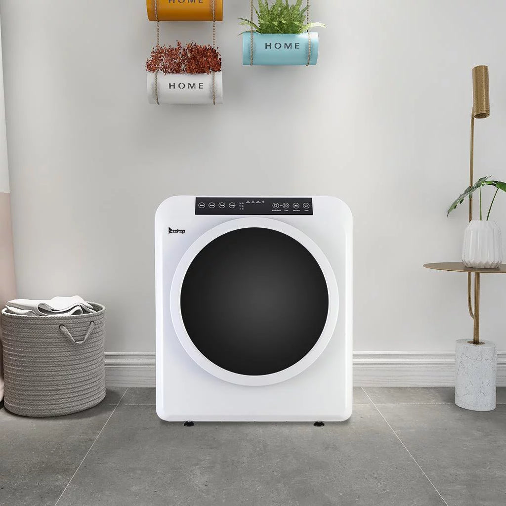 White 13lbs Capacity Stainless Steel Electric Clothes Dryer W56721