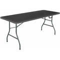 Black 6 Foot Folding Table A198584