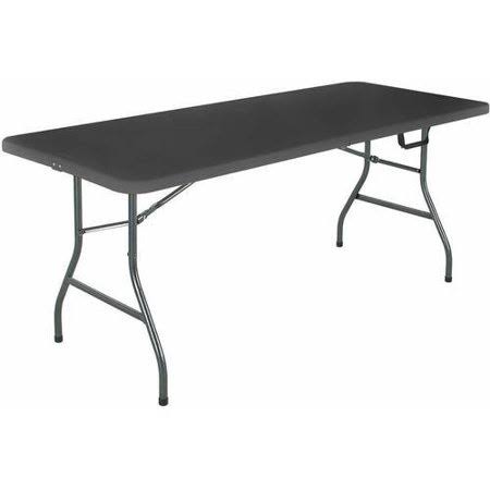 Black 6 Foot Folding Table A198584