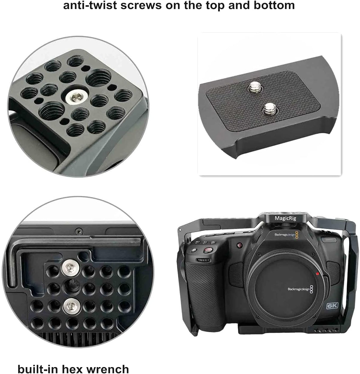 Camera Cage with Top Handle P696030
