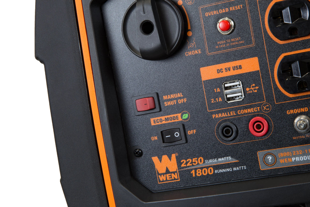2250-Watt Portable Inverter Generator with Fuel Shut-off J428198