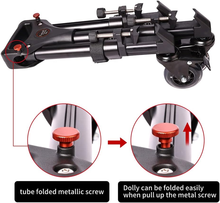 Heavy Duty Tripod Dolly with Wheels J8687