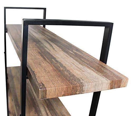 4-Tier Metal and Wood Bookshelf N3744