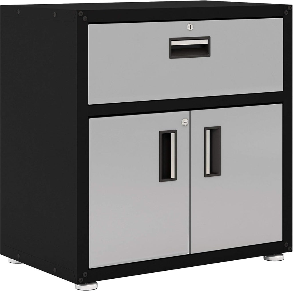 One Drawer Steel Cabinet with 2 Doors F69446