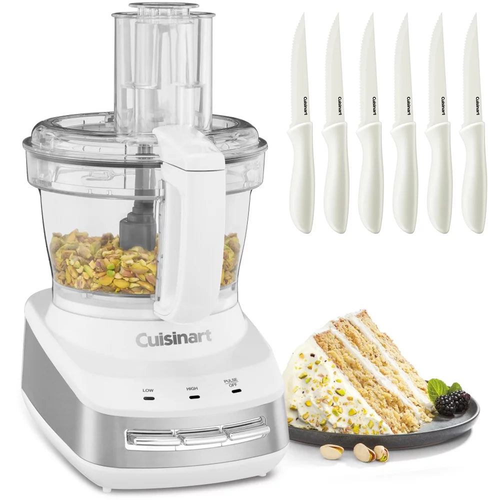 10-Cup Multifunctional Food Processor with 6-Piece Steak Knife Set R28335