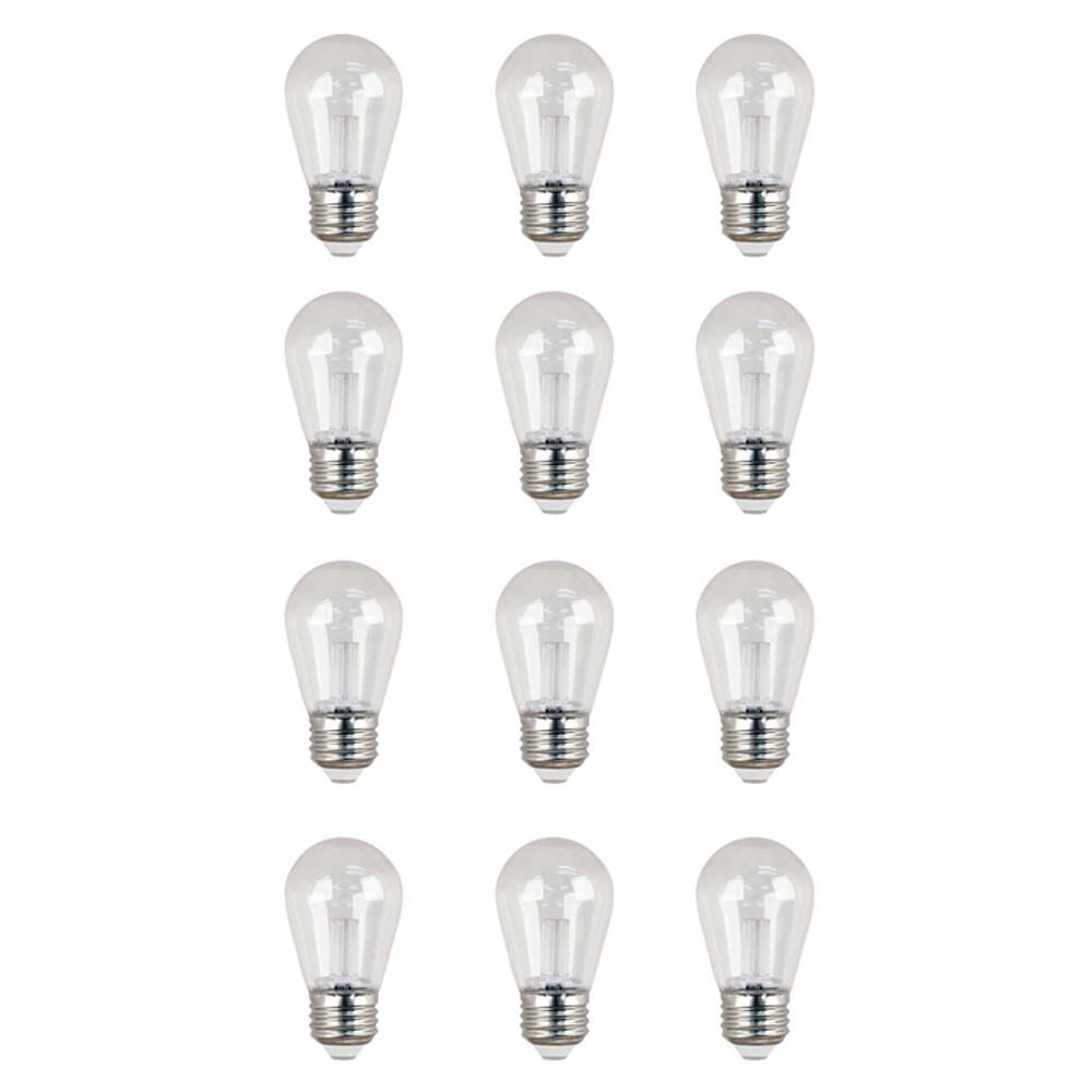 Warm White S14 LED Sign Light Bulb 12-Pack L473634