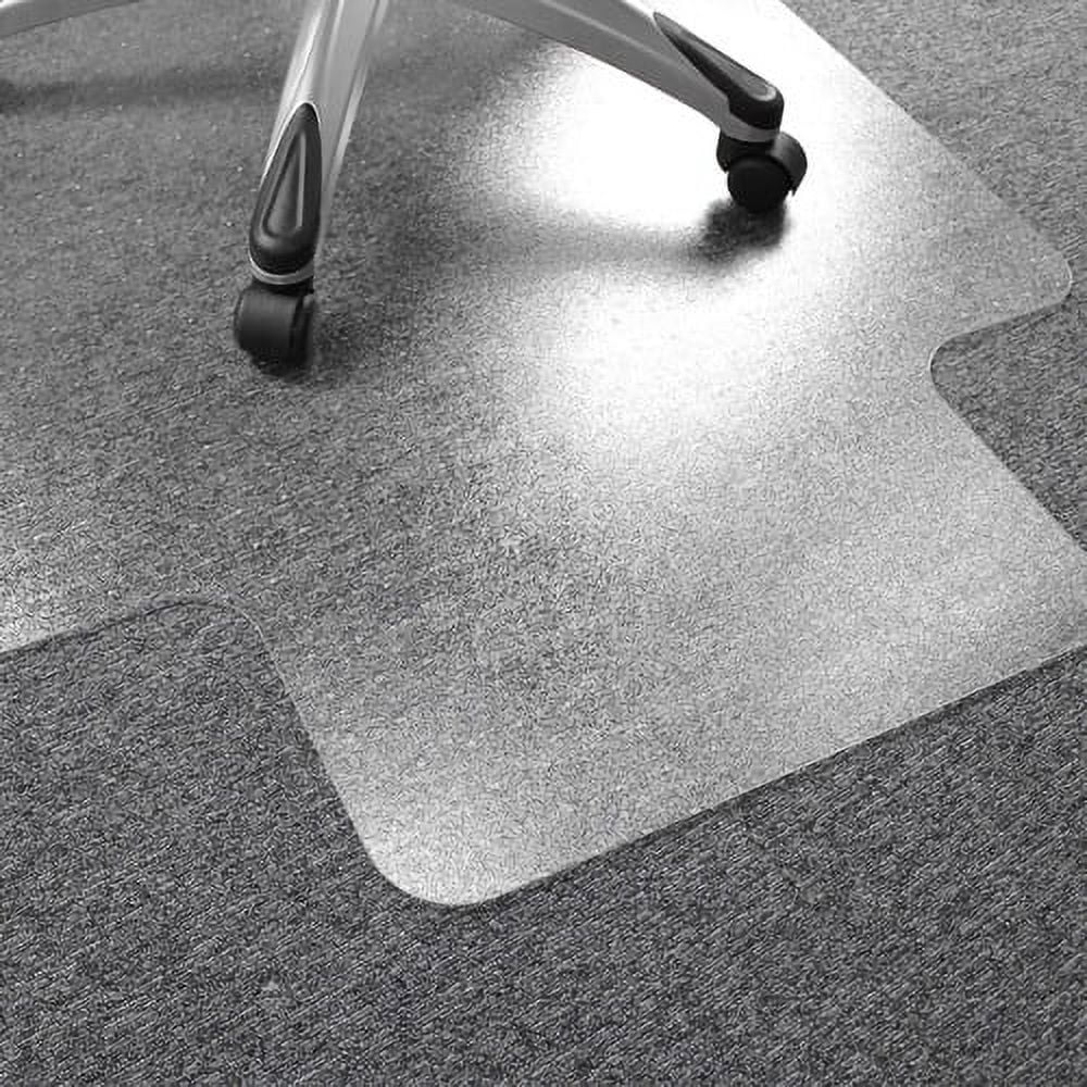 Polycarbonate Carpet Chairmat with Lip 53 x 48 Inch G162815
