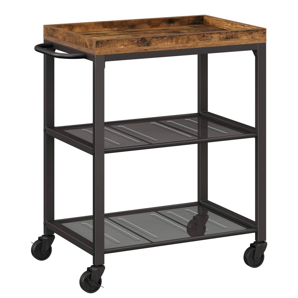 Mesh Shelves Kitchen Cart F435