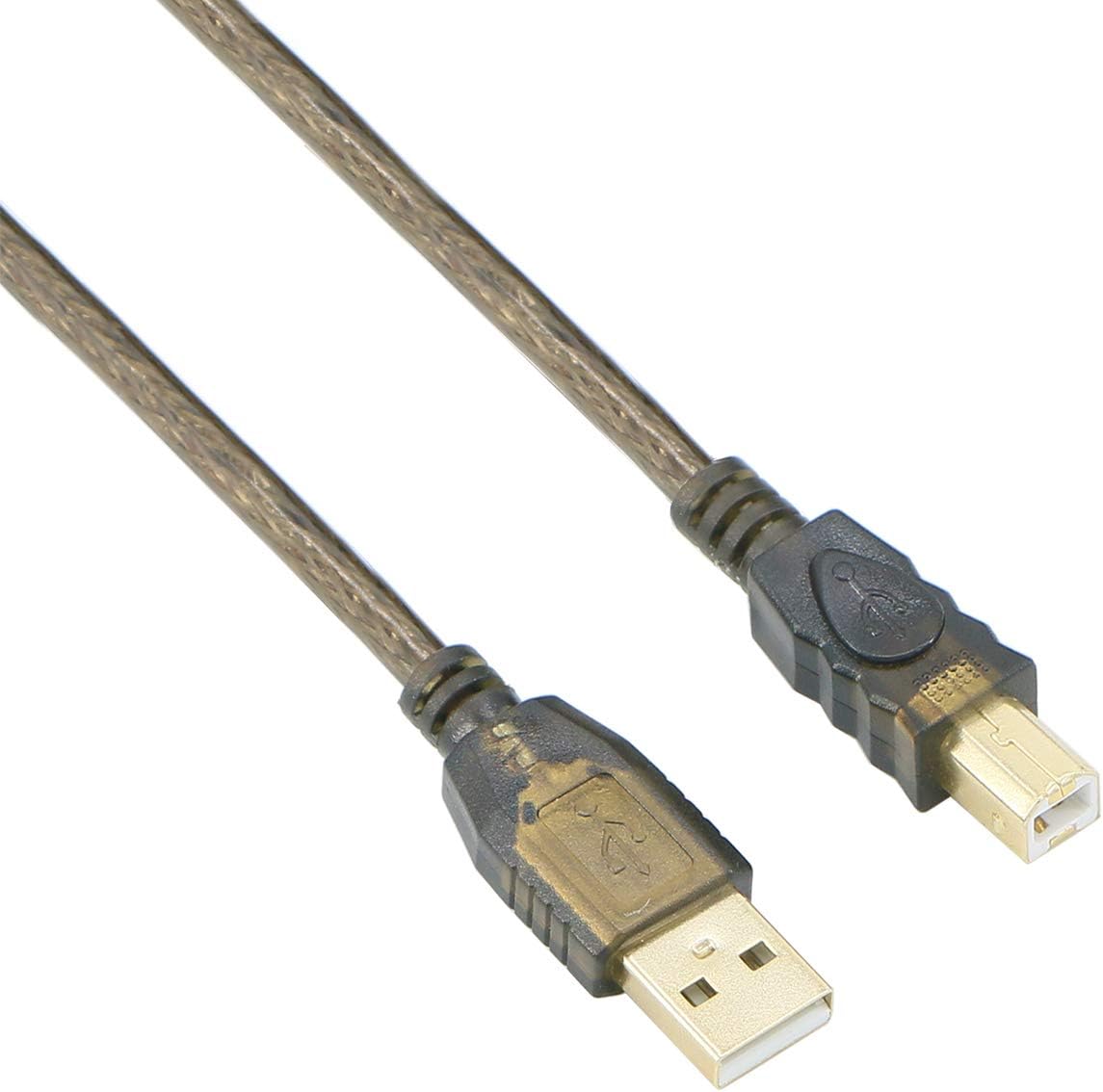 USB 2.0 Cable A Male to B Male (100 Feet) Pack of 2 L616842