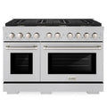 48” 6.7 cu. ft. Gas Range with Convection Oven and 8 Brass Burners G273