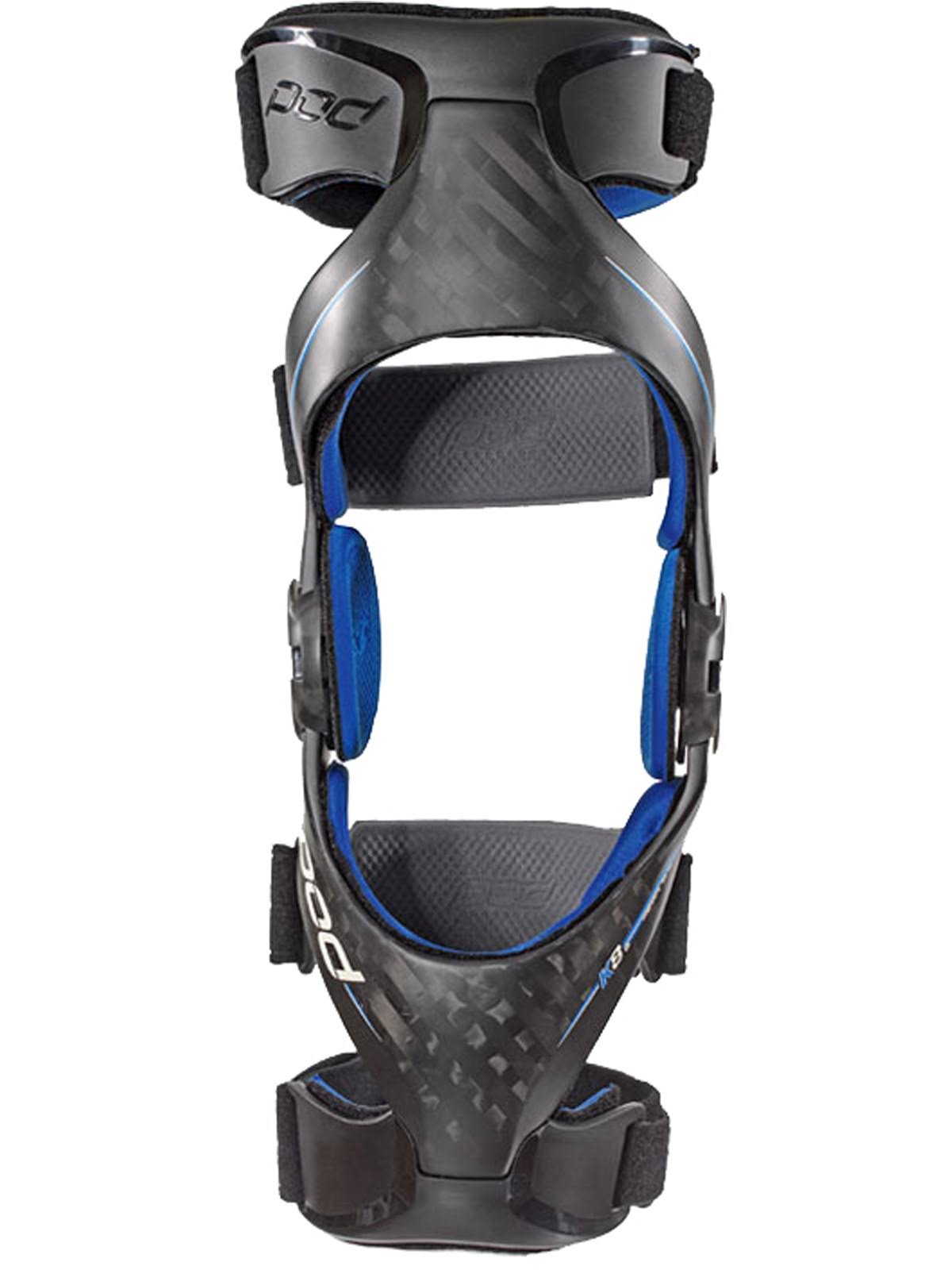 Carbon Blue Knee Brace Right Large X2751