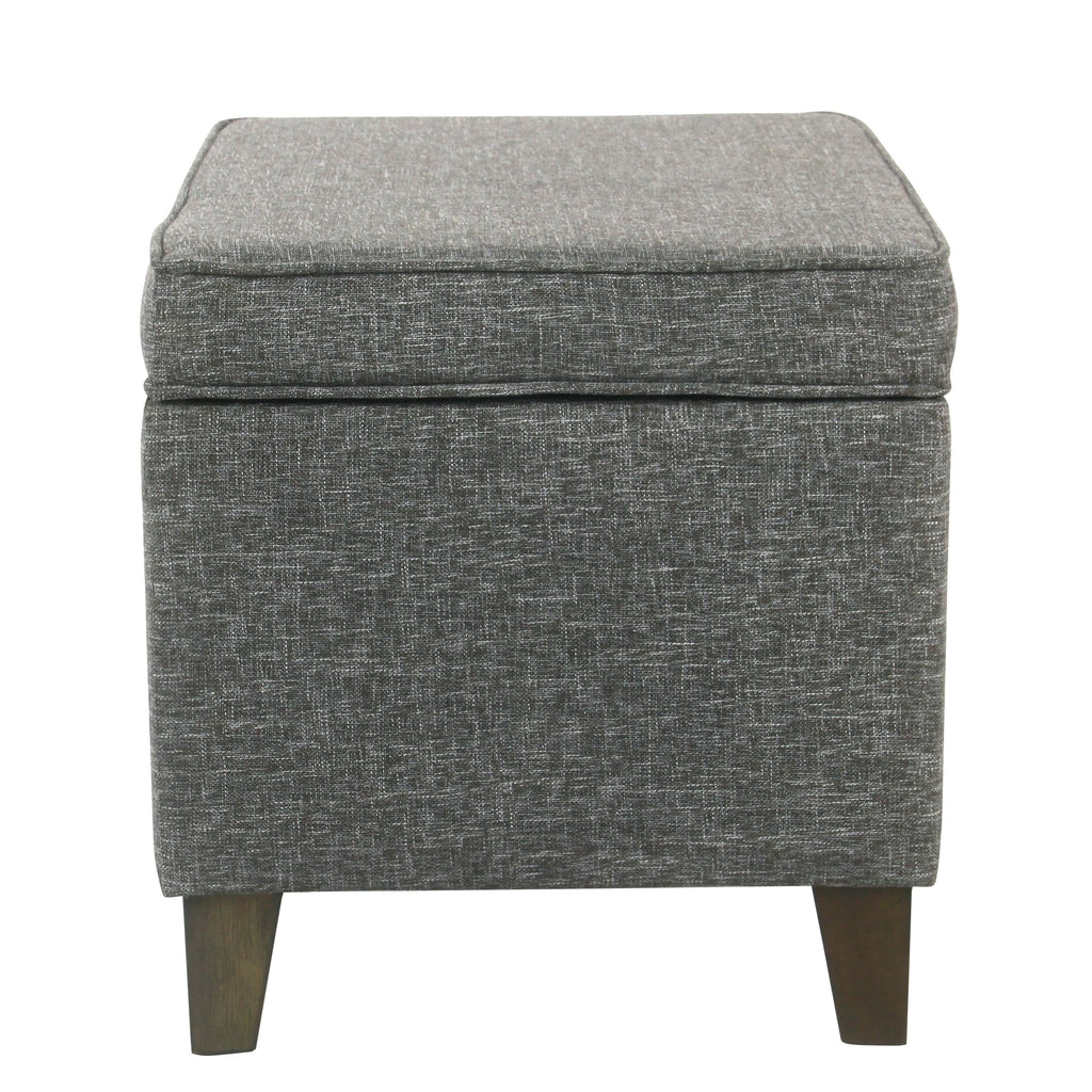 Slate Grey Medium Storage Ottoman J702