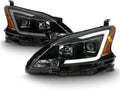 Black Housing Smoke Lens LED DRL Projector Headlights Z7464