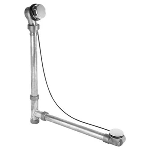 Brass Body Cable Operated Bath Waste and Overflow Drain R549089