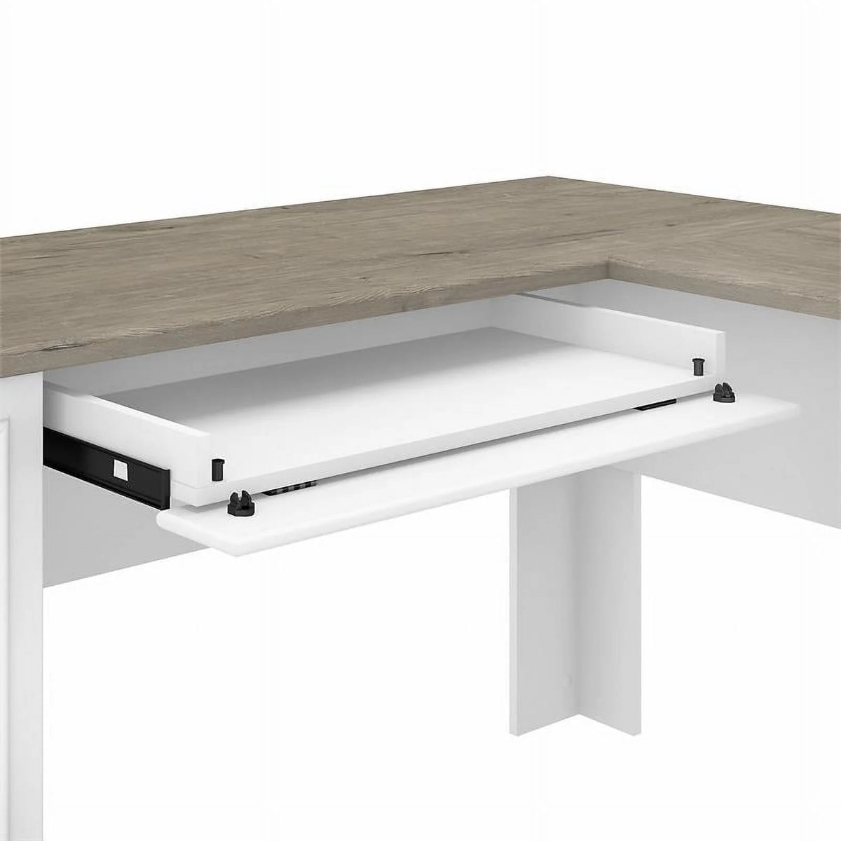 60W L Desk with Hutch D96194