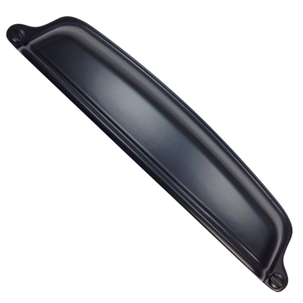Black Cabinet Drawer Cup Pulls (Pack of 25) E4615