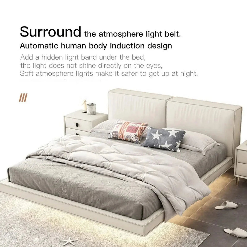 Leather Queen Bed Frame E162