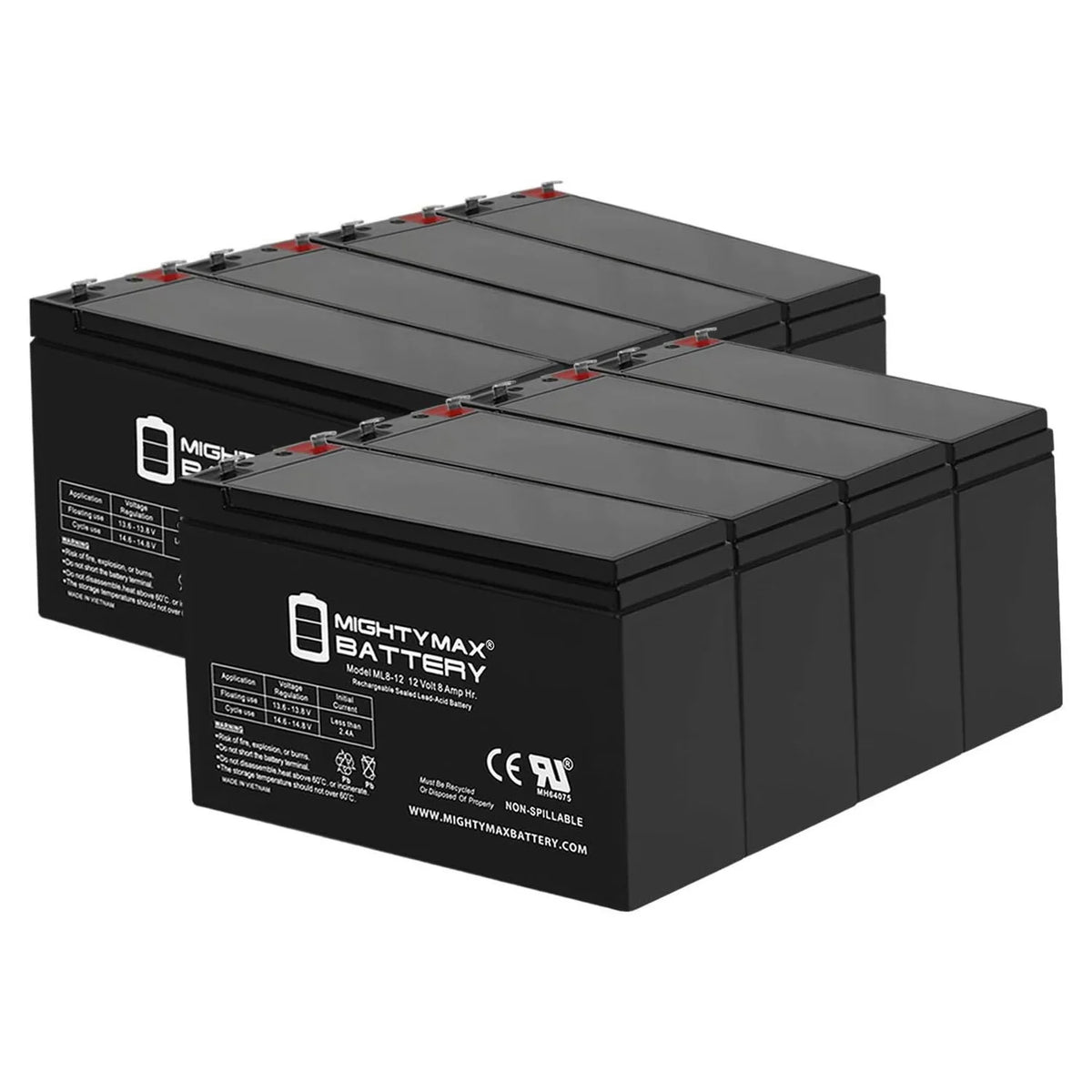 12V 8Ah Battery D9075