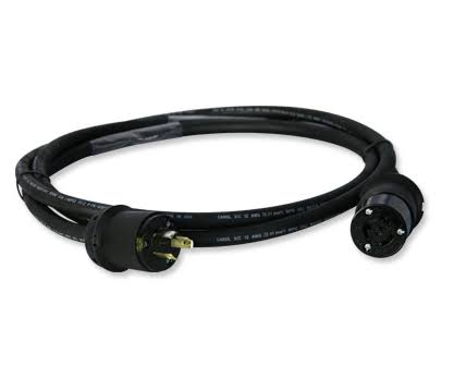 20 Amp 125 VAC NEMA L5-20 Locking Extension Cable 25 ft. L693371