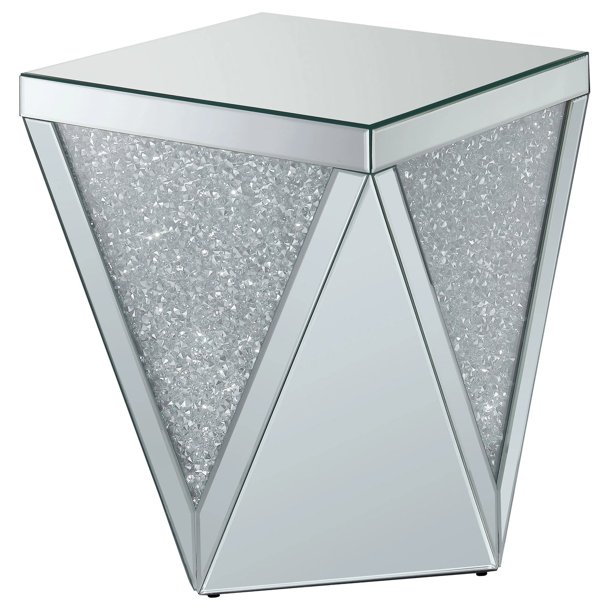 Square End Table with Mirror Q4570