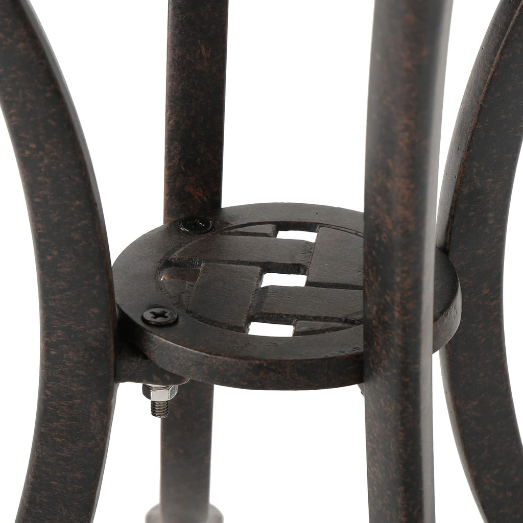 Bronze Finished Cast Aluminum Side Table R579