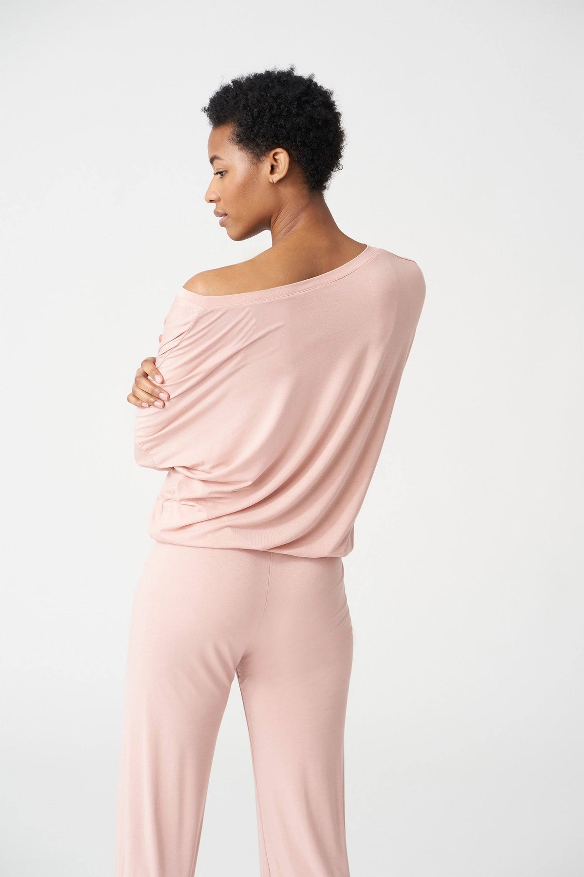 Misty Rose/Ivory Slouchy Set S332901